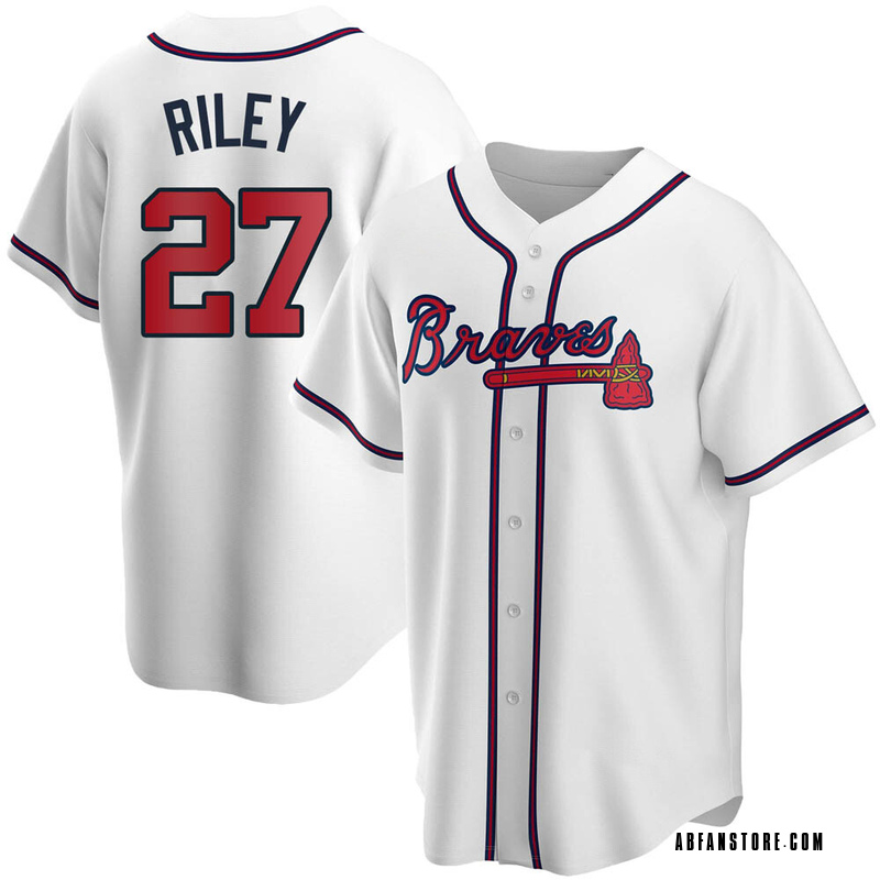 Youth Atlanta Braves White Replica Home Jersey – The Beauty You